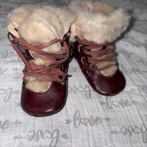 Kids Burgundy Free Bird Lined Winter Boots